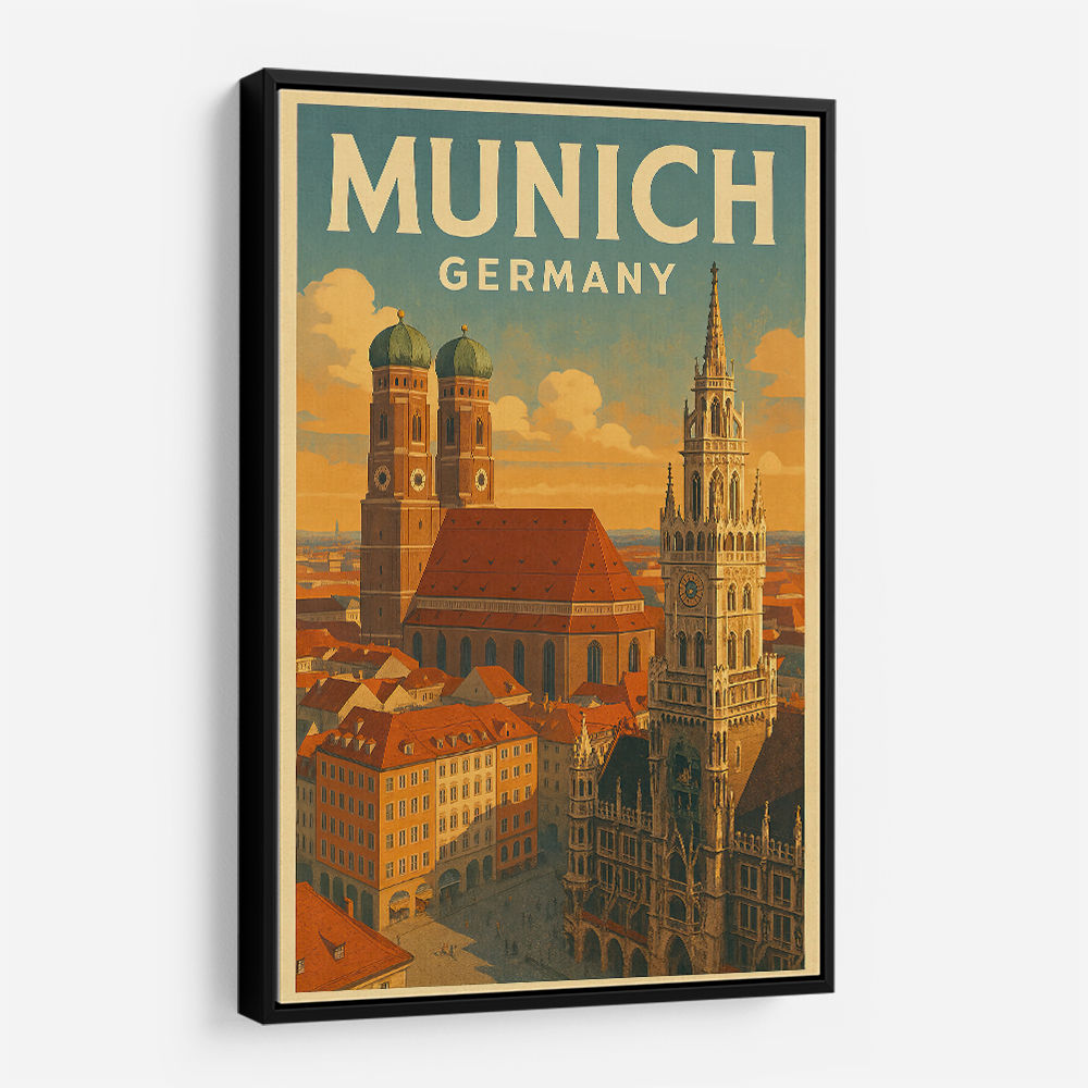 Munich Germany Travel Poster 1 Wall Art