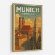 Munich Germany Travel Poster 1 Wall Art