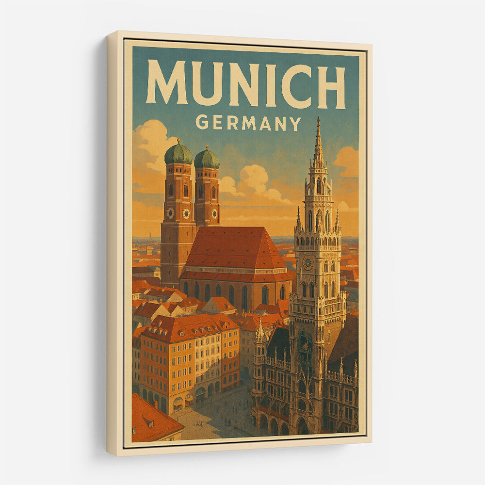 Munich Germany Travel Poster 1 Wall Art