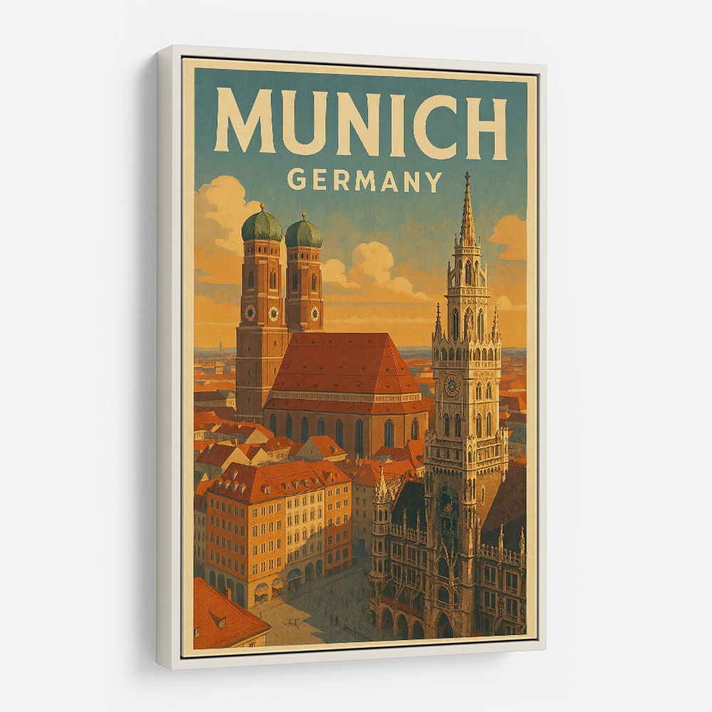 Munich Germany Travel Poster 1 Wall Art