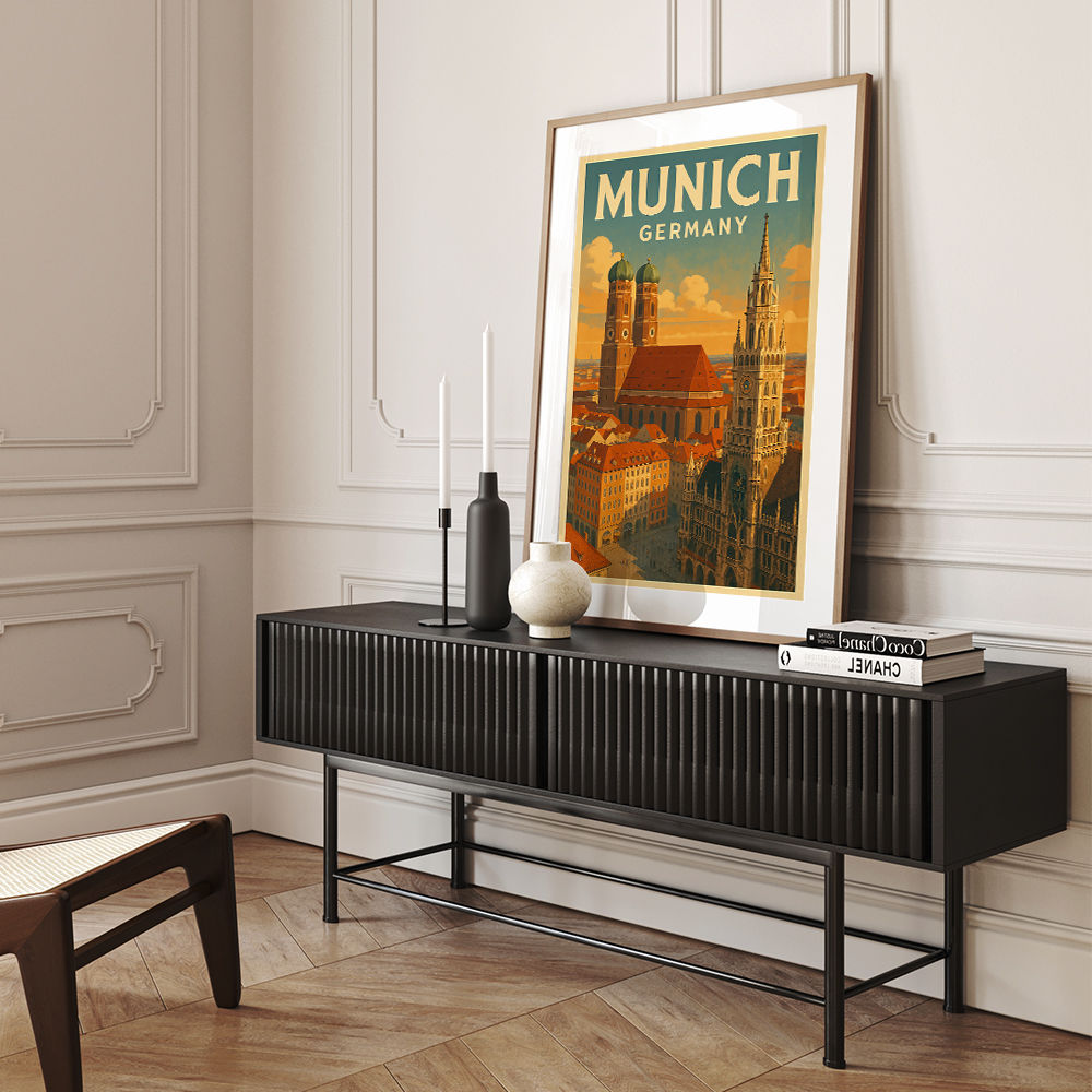 Munich Germany Travel Poster 1 Wall Art