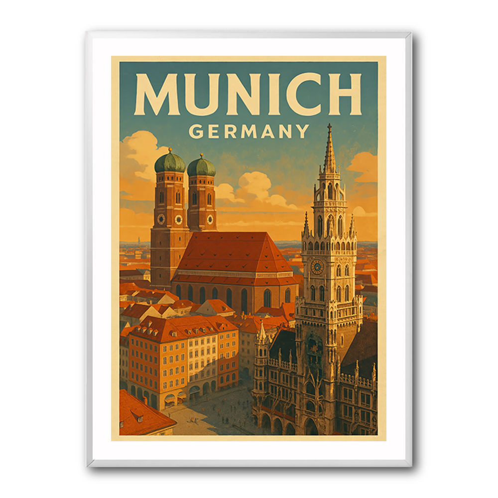 Munich Germany Travel Poster 1 Wall Art