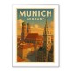 Munich Germany Travel Poster 1 Wall Art