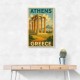 Olympian Zeus Greece Travel Poster 1 Wall Art