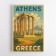 Olympian Zeus Greece Travel Poster 1 Wall Art
