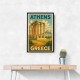 Olympian Zeus Greece Travel Poster 1 Wall Art