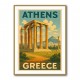 Olympian Zeus Greece Travel Poster 1 Wall Art