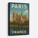 Paris Notre-Dame Cathedral Travel Poster 1 Wall Art