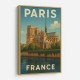 Paris Notre-Dame Cathedral Travel Poster 1 Wall Art