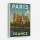 Paris Notre-Dame Cathedral Travel Poster 1 Wall Art