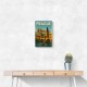 Prague Travel Poster 2 Wall Art