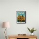 Prague Travel Poster 2 Wall Art