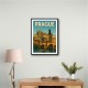 Prague Travel Poster 2 Wall Art