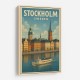 Stockholm Travel Poster Wall Art