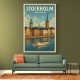 Stockholm Travel Poster Wall Art