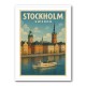 Stockholm Travel Poster Wall Art