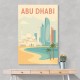 Abu Dhabi Travel Poster1 Wall Art
