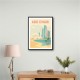 Abu Dhabi Travel Poster1 Wall Art