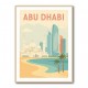 Abu Dhabi Travel Poster1 Wall Art