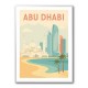 Abu Dhabi Travel Poster1 Wall Art