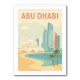 Abu Dhabi Travel Poster1 Wall Art