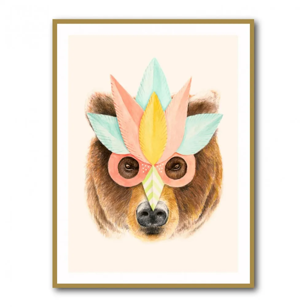 Bear Paper Mask
