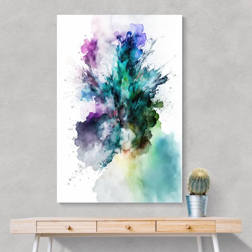 Ink Splash Abstract 28 Wall Art