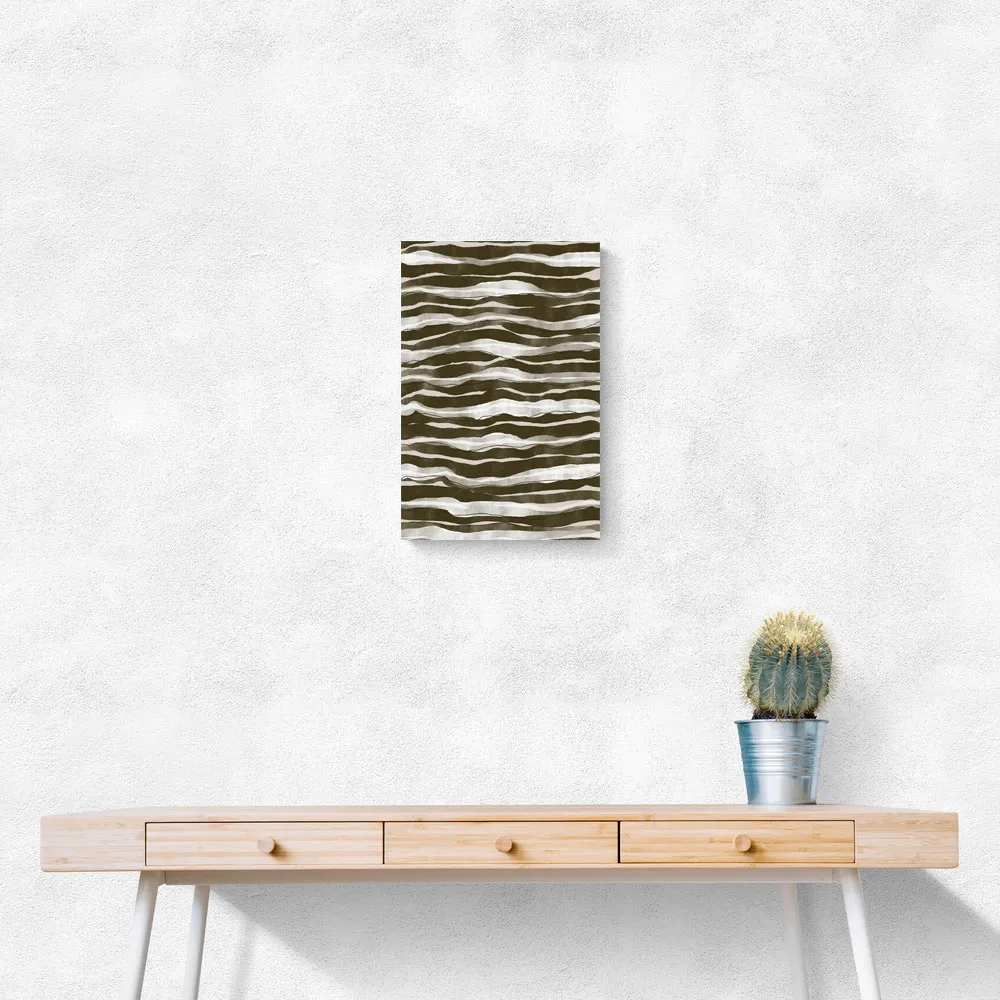 Green Watercolor Waves