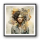 Woman Portrait Collage Wall Art