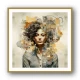Woman Portrait Collage Wall Art