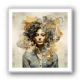Woman Portrait Collage Wall Art