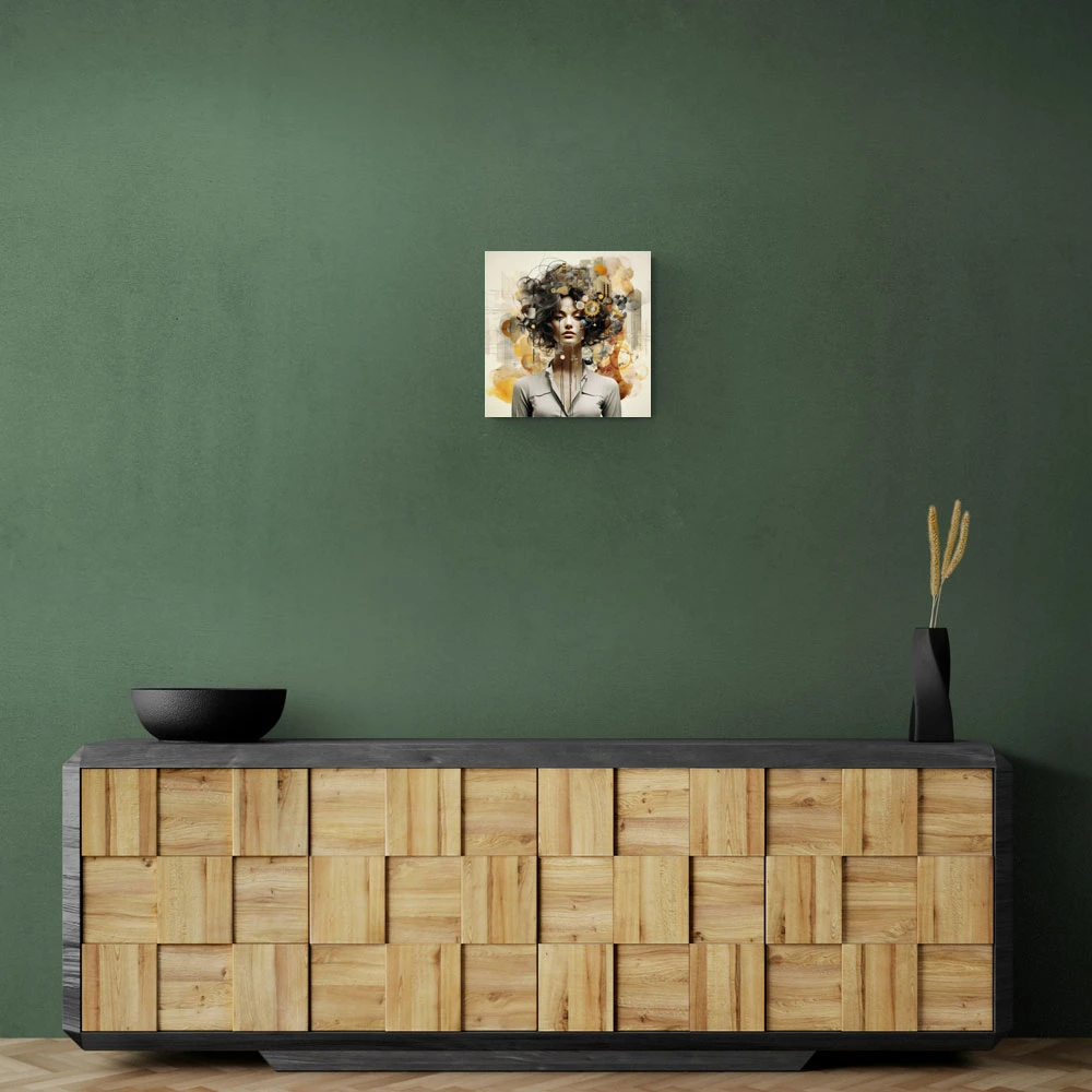 Woman Portrait 3 Collage Wall Art