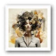 Woman Portrait 3 Collage Wall Art
