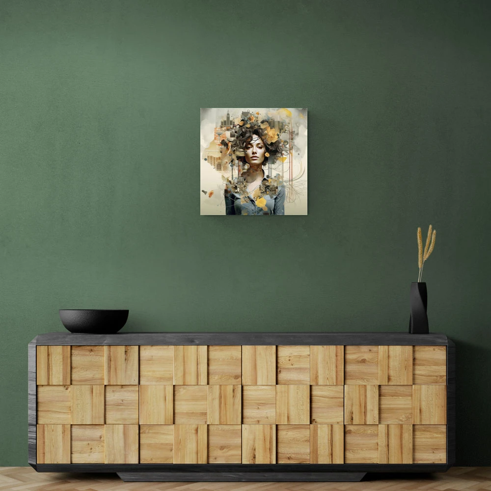 Woman Portrait 4 Collage Wall Art