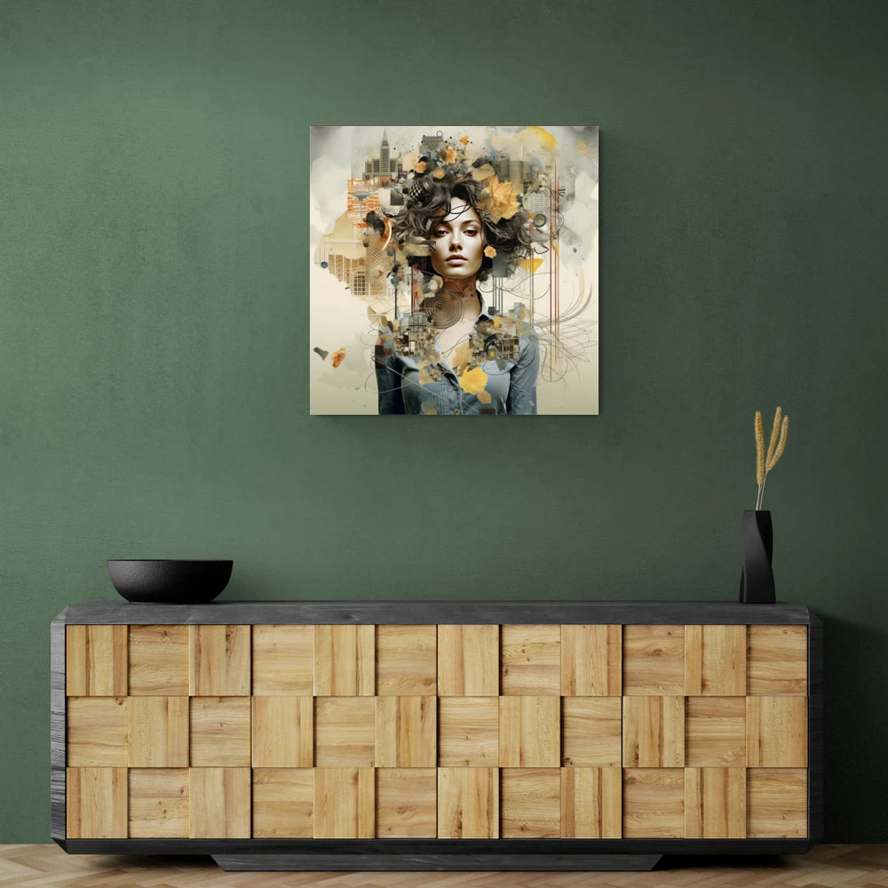 Woman Portrait 4 Collage Wall Art