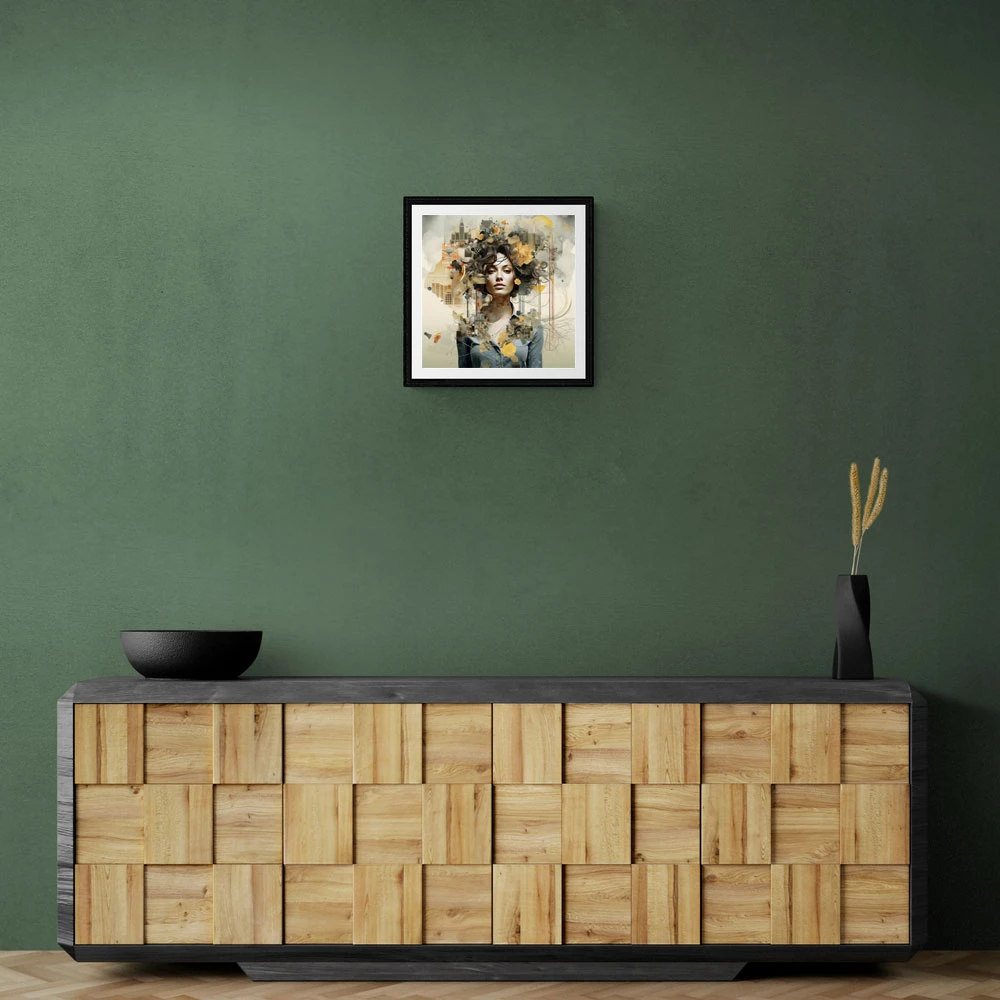 Woman Portrait 4 Collage Wall Art
