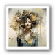 Woman Portrait 4 Collage Wall Art
