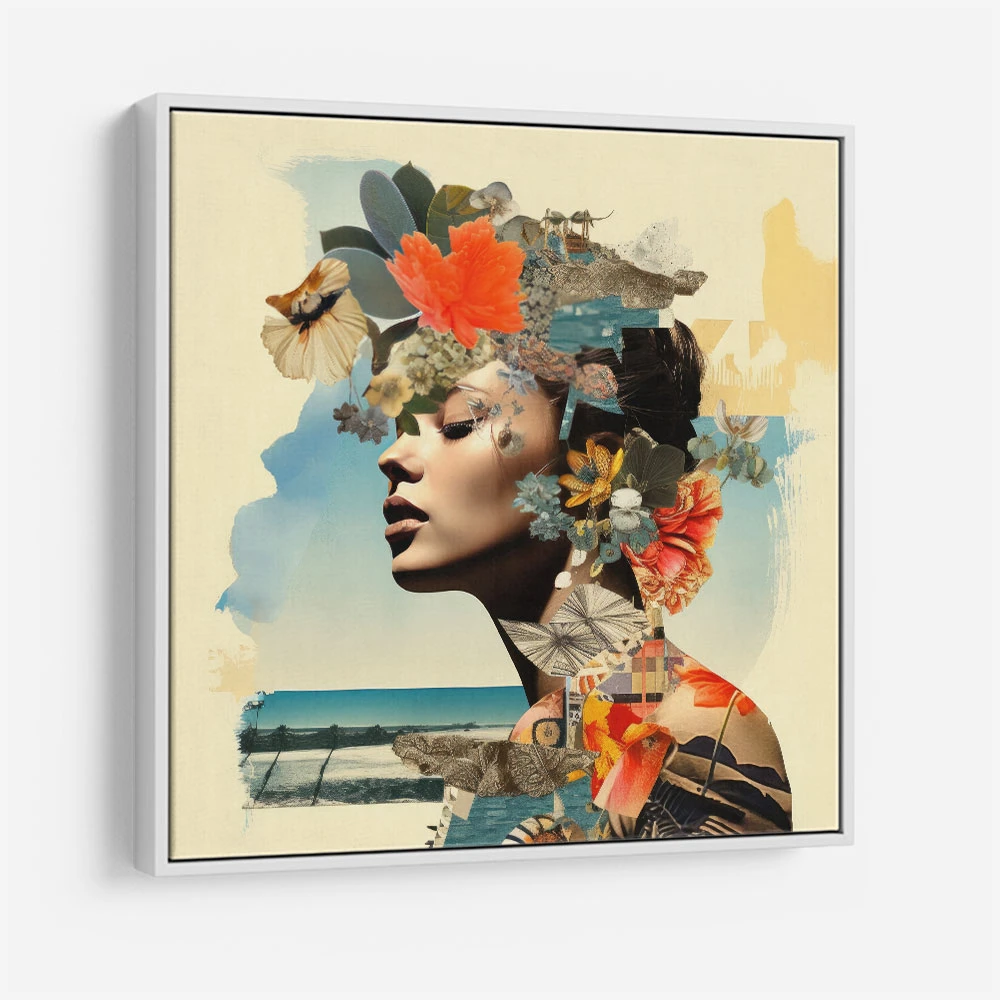 Woman Portrait 6 Collage Wall Art