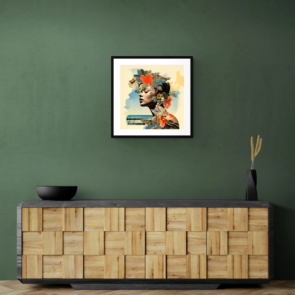 Woman Portrait 6 Collage Wall Art