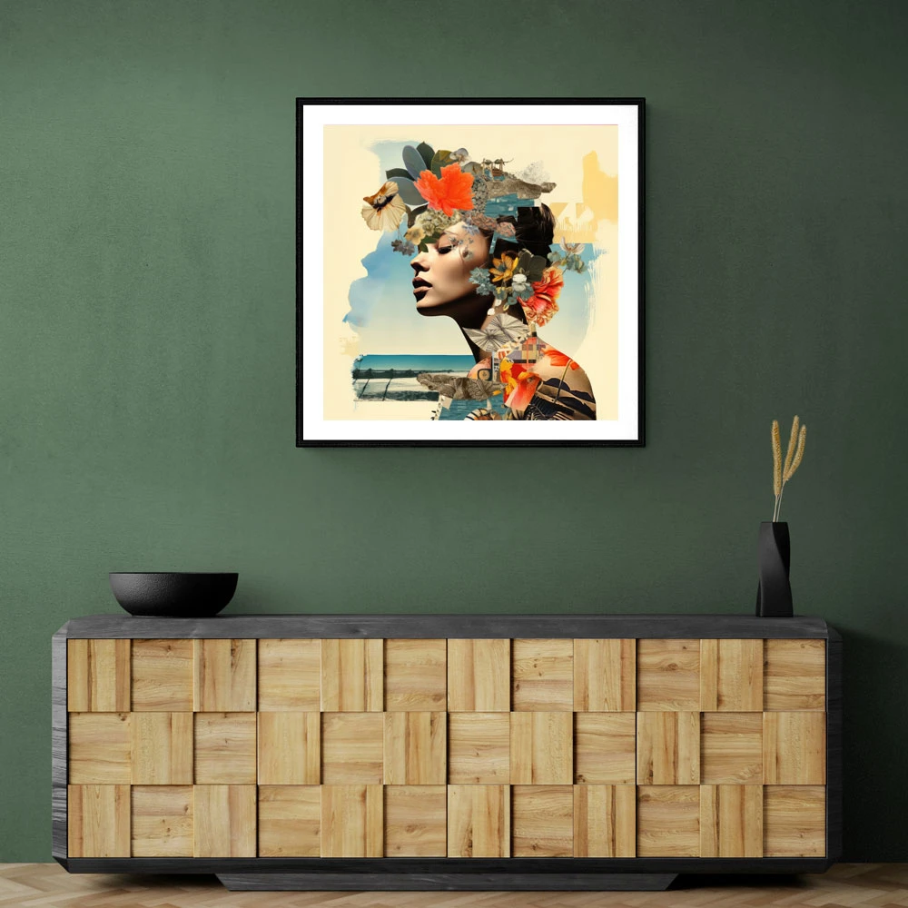 Woman Portrait 6 Collage Wall Art
