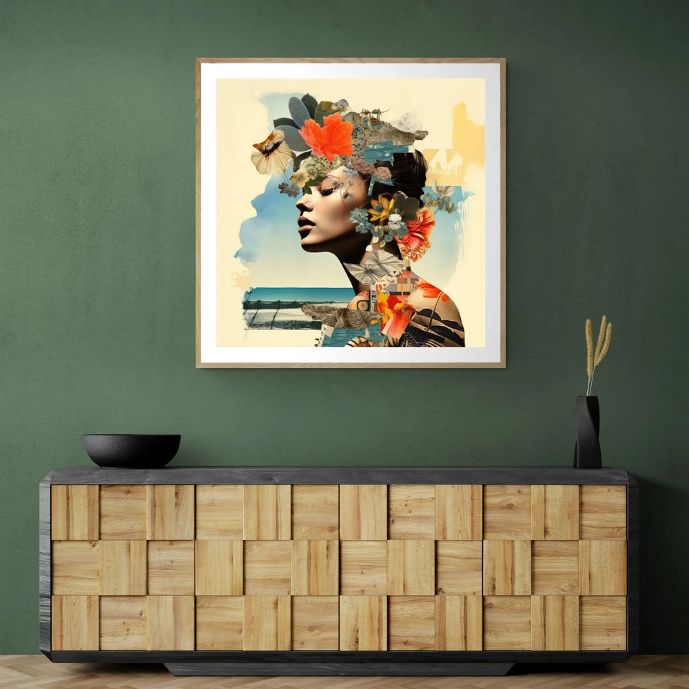 Woman Portrait 6 Collage Wall Art