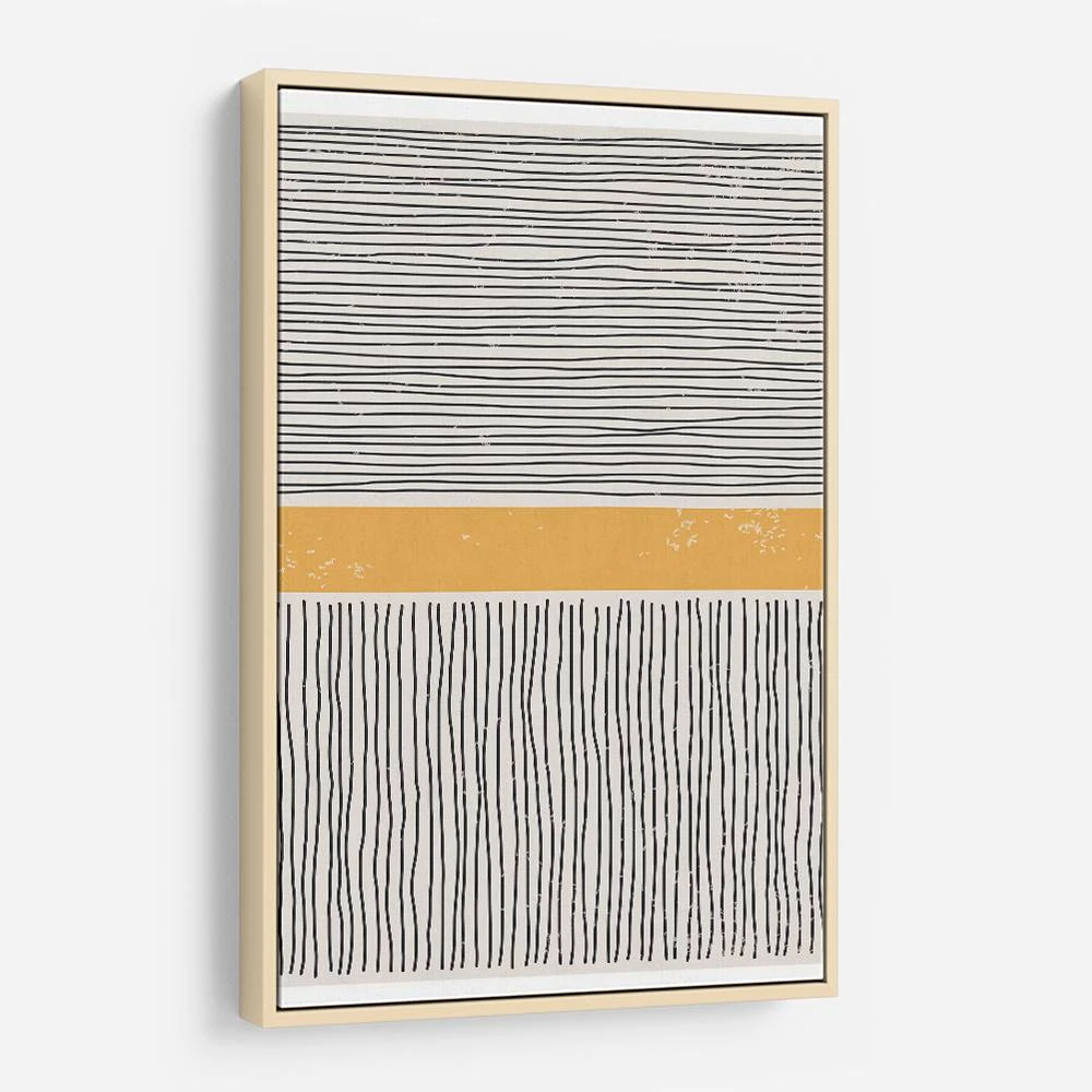 Black And Yellow #2 Wall Art