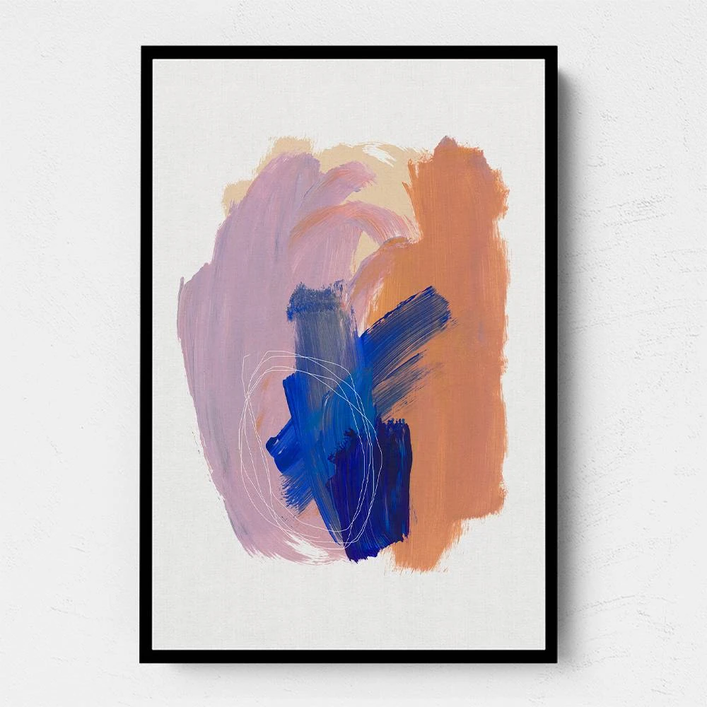 Abstract Brush Strokes 90 Wall Art