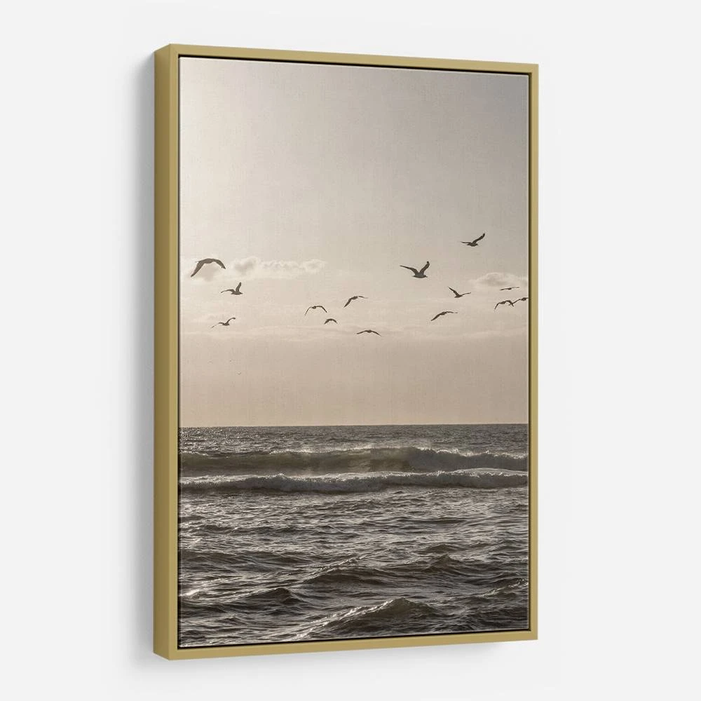 Birds And The Sea 3 Wall Art