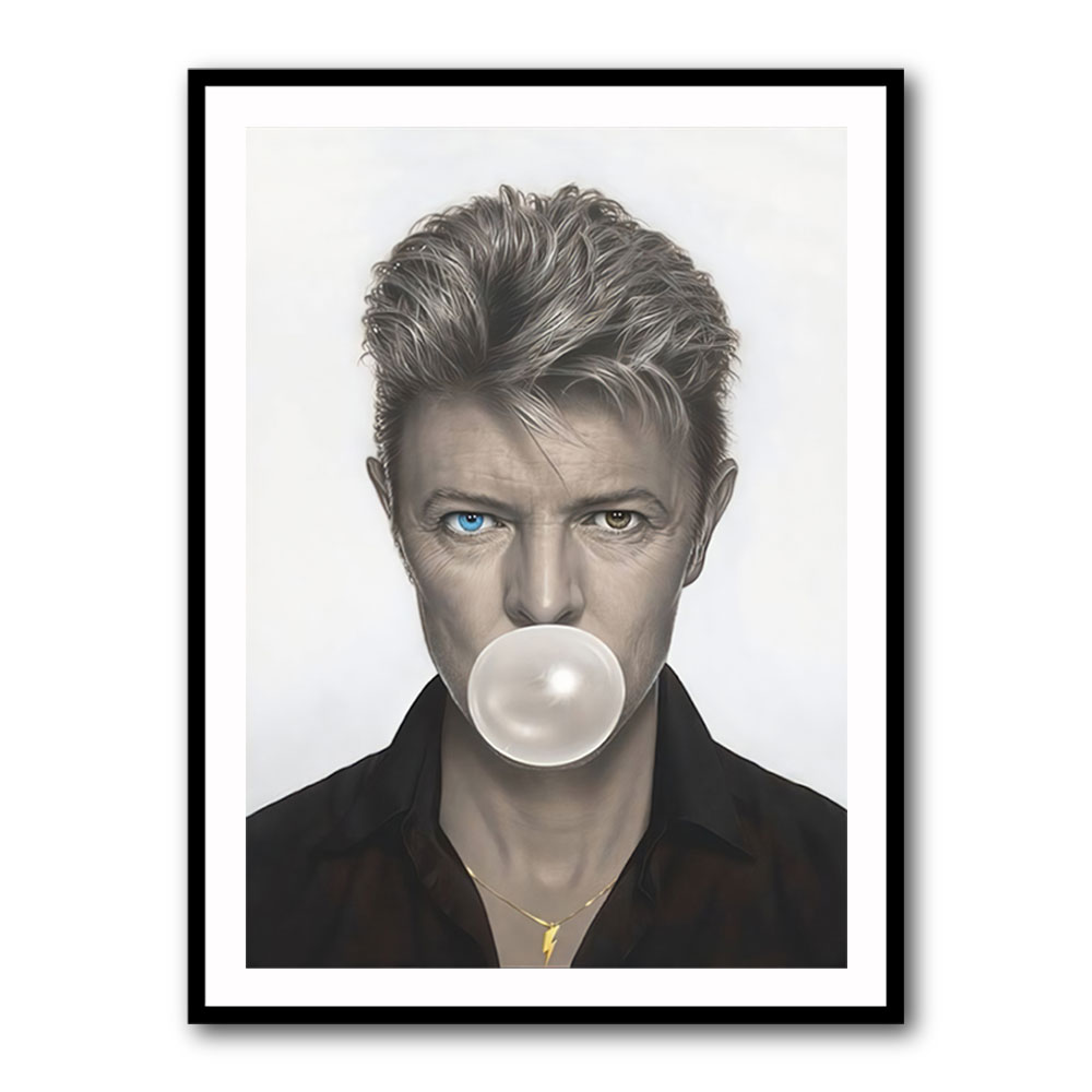 David Bowie Bubble Gum Wall Art