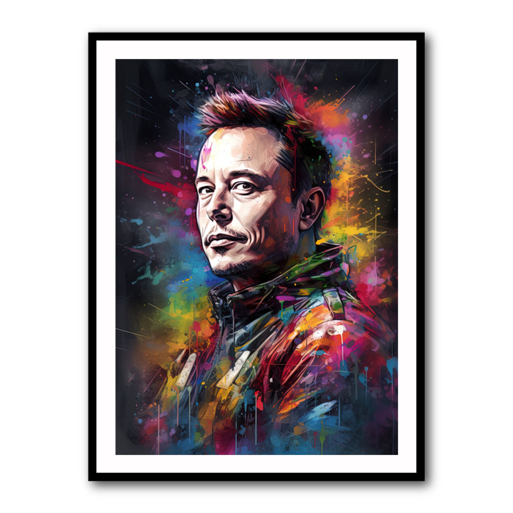 elon musk wall art