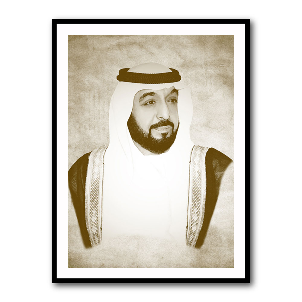 Sheikh Khalifa Bin Zayed Al Nahyan Portrait